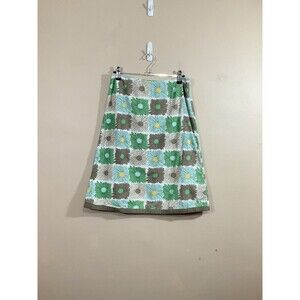 Boden Womens Daisy Floral Knee Length Skirt 8R Twee Cottagecore Preppy